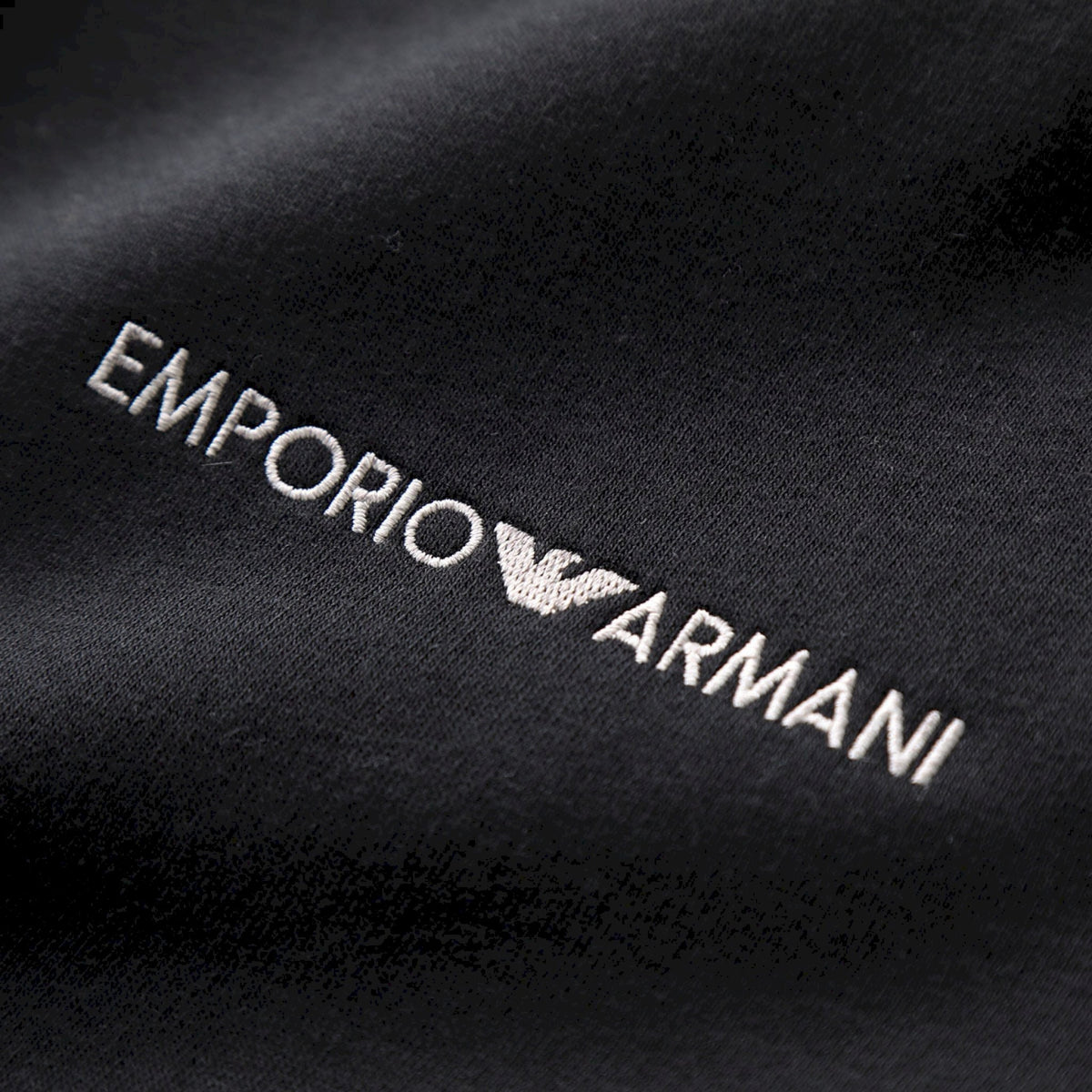 Armani felpa cappuccio cropped