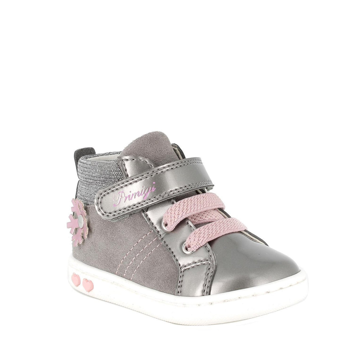 Sneakers in pelle da bambina
