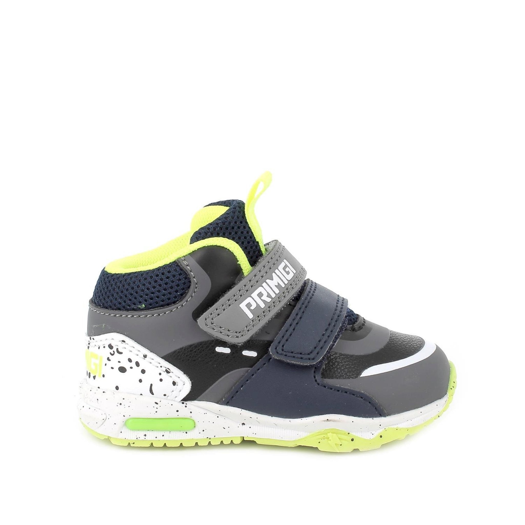 Sneakers da bambino nero-grigio scuro