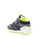 Sneakers da bambino nero-grigio scuro