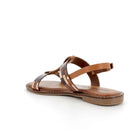 Donna elodie sandalo flat in pelle