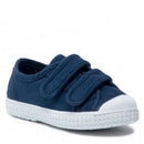 Scarpa in cotone doppio velcro