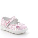 Mary jane in pelle per bambina bianco-rosa