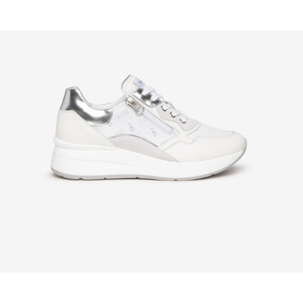 Sneakers donna in pelle e camoscio