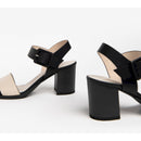 Sandalo donna in pelle