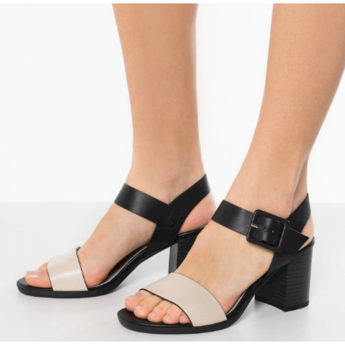 Sandalo donna in pelle