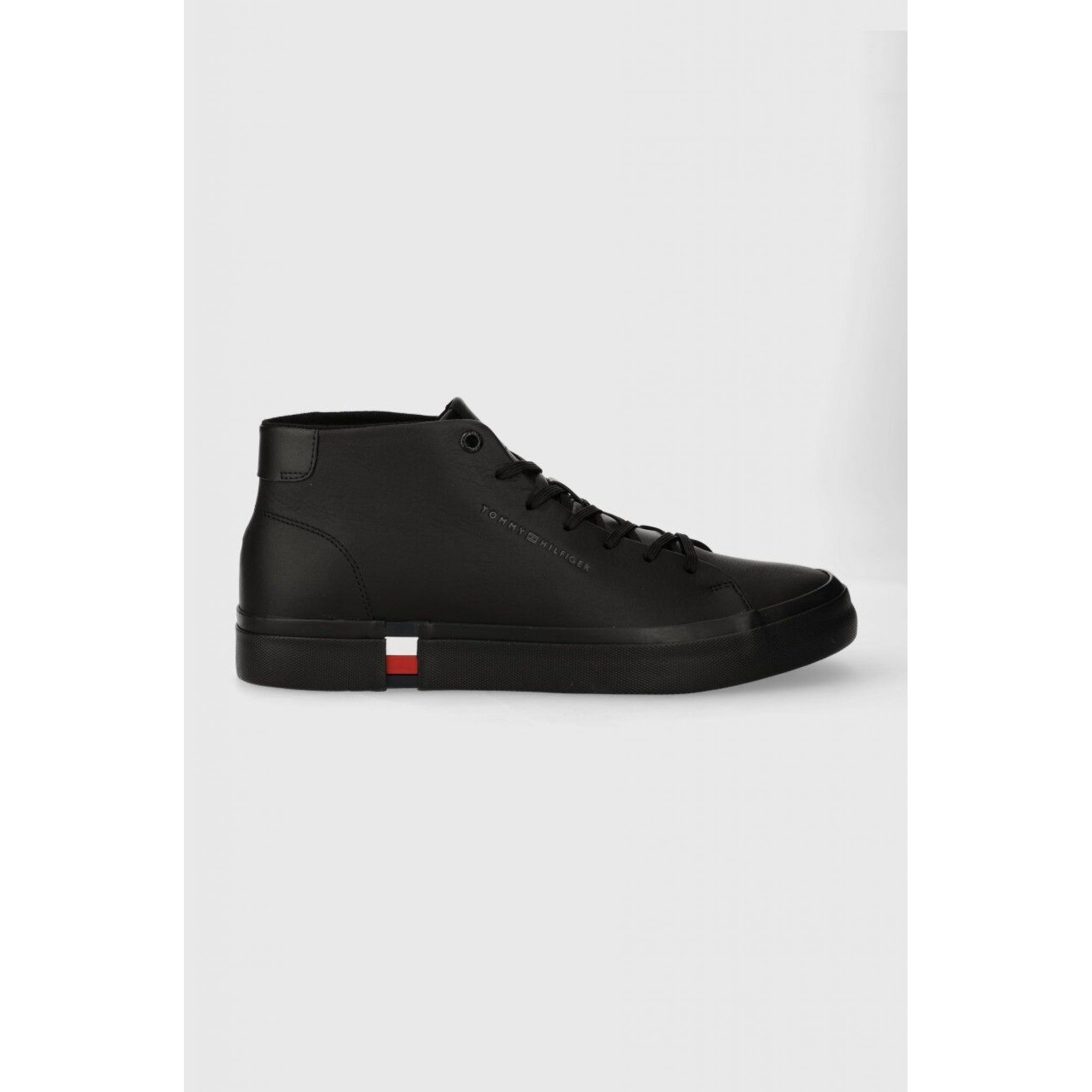 Tommy hilfinger hi vulc leather detail
