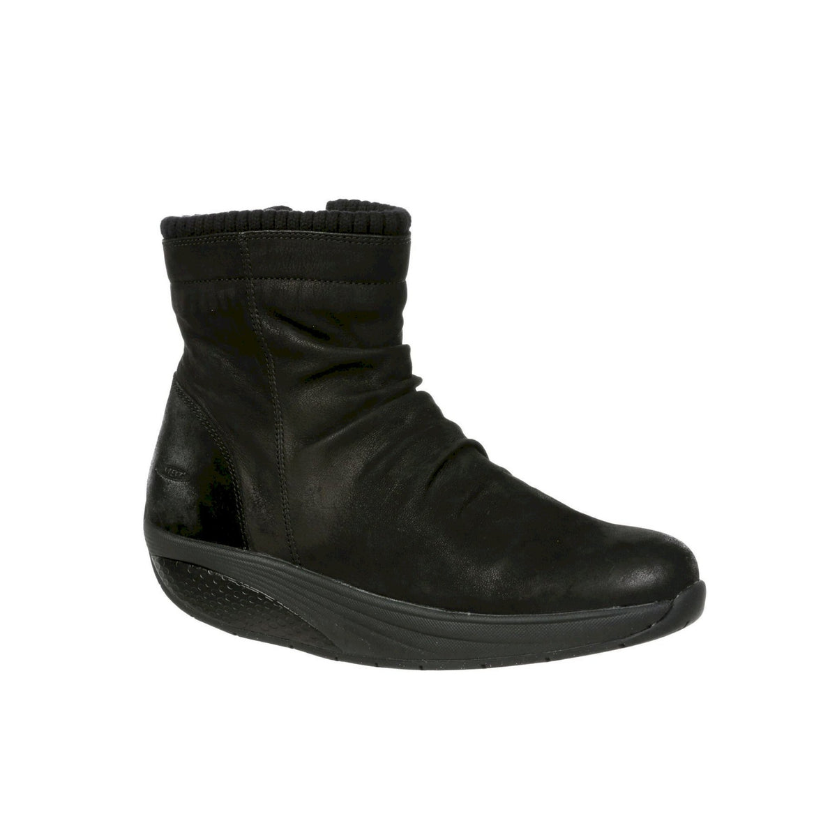 Stivaletti donna nubuck nero kendu