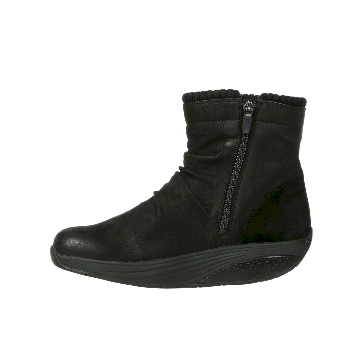 Stivaletti donna nubuck nero kendu