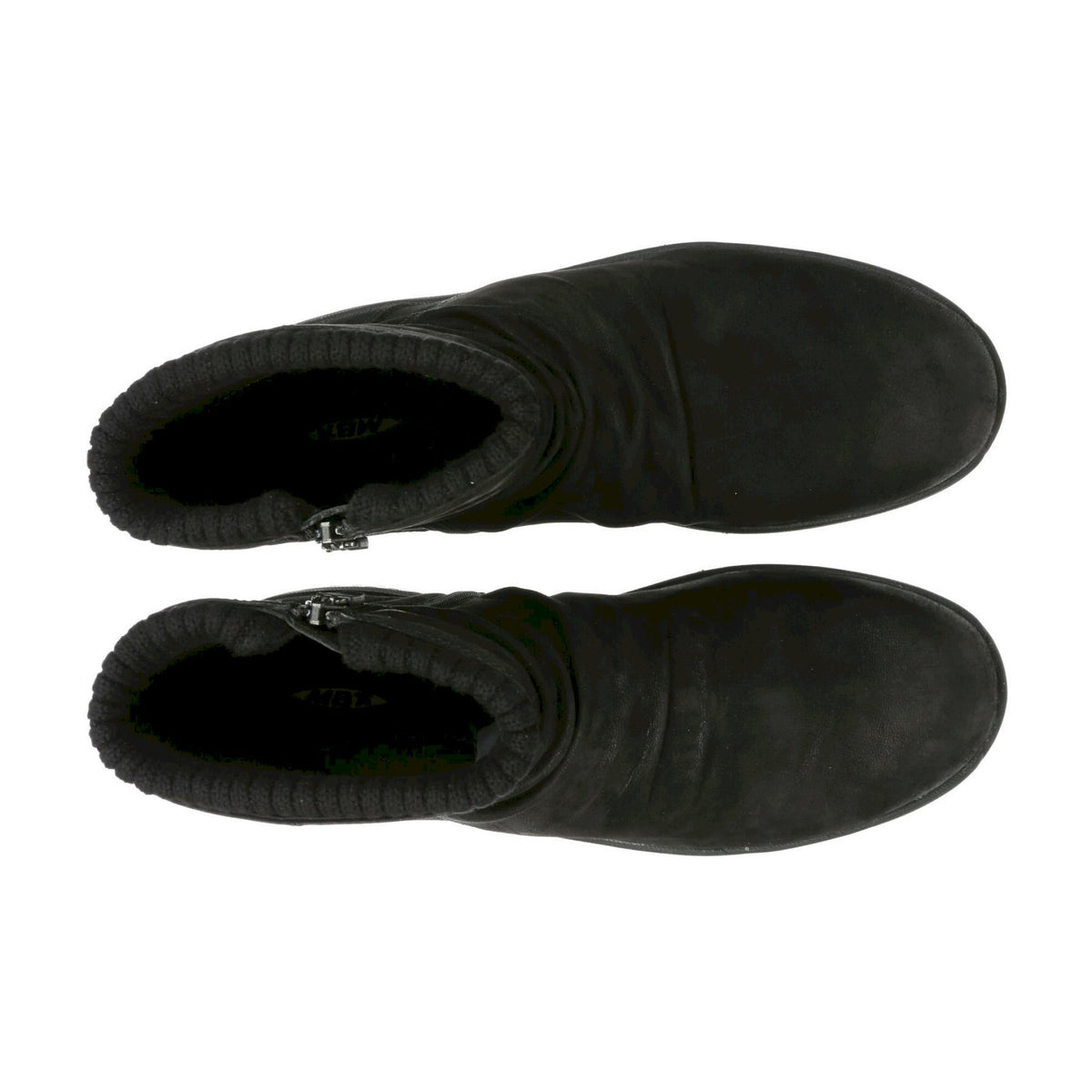 Stivaletti donna nubuck nero kendu