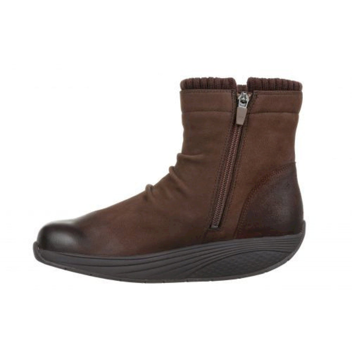 Stivaletti donna nubuck nero kendu