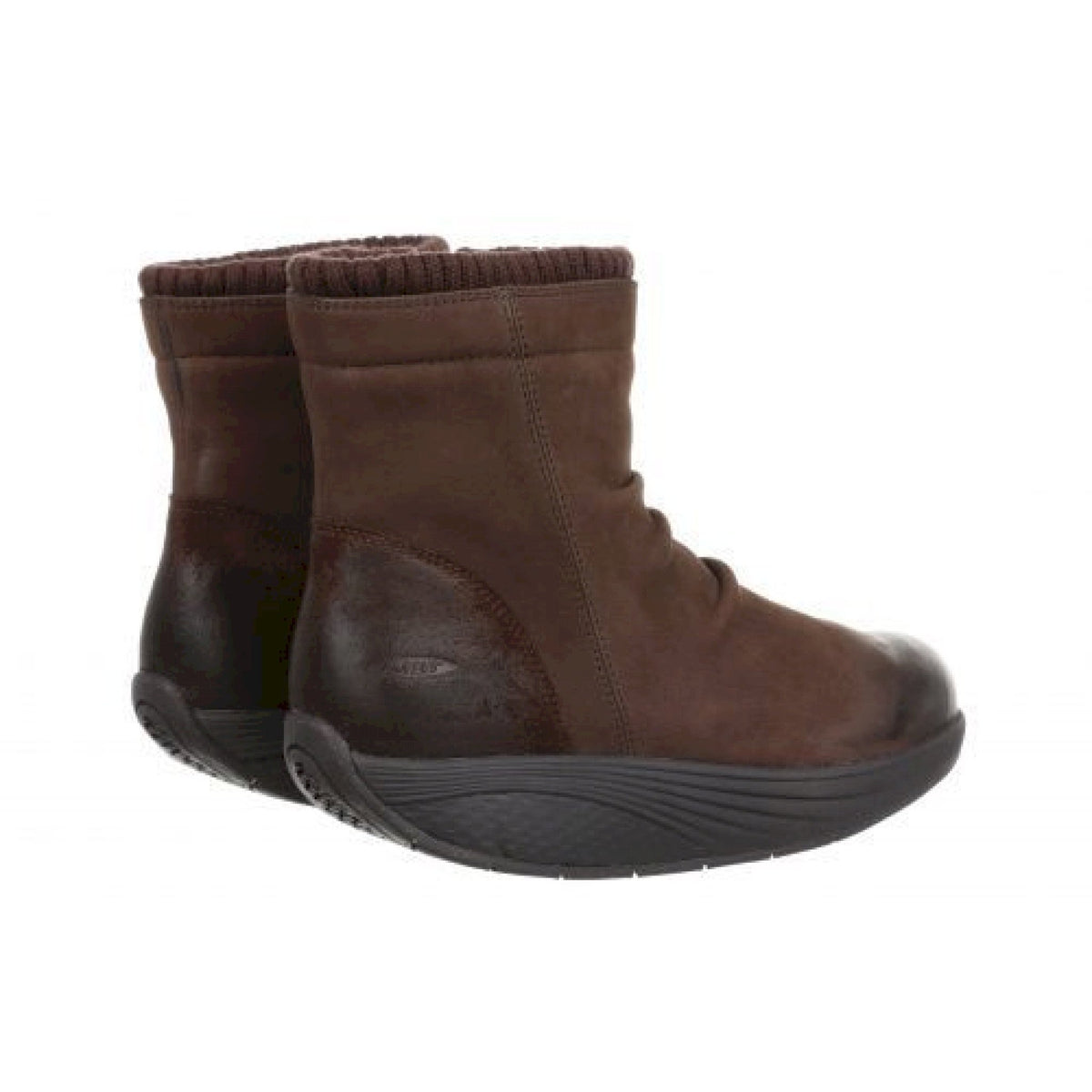 Stivaletti donna nubuck nero kendu