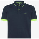 Sun68 polo small stripe fluo