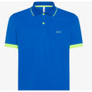 Sun68 polo small stripe fluo