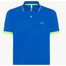 Sun68 polo small stripe fluo