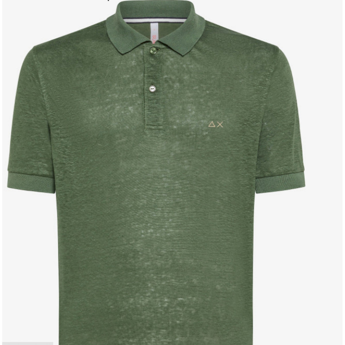 Sun68 polo linen solid