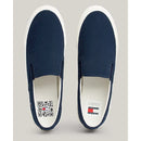 Sneakers in tela senza allacciatura