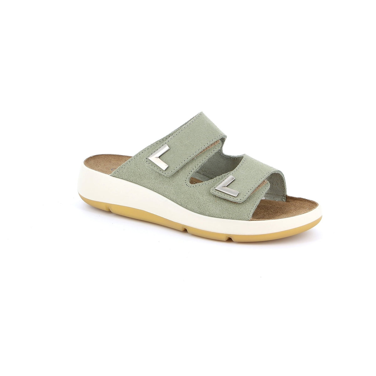 Ciabatta comfort in pelle  trac