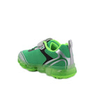 Sneakers da bambino verde dinosauro con luci