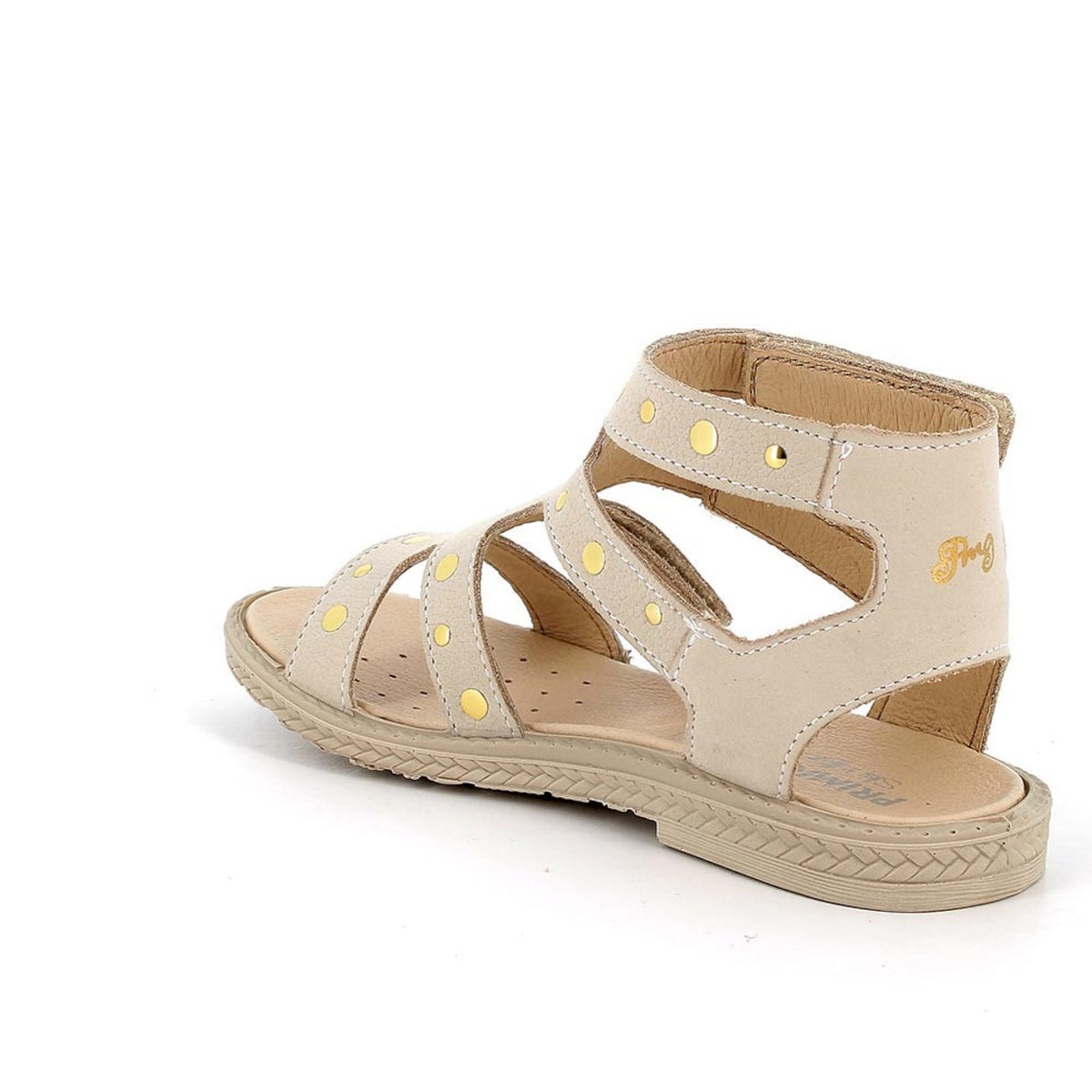Sandali in pelle da bambina bianco