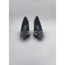 Decolte' con tacco e fibbia