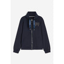 Freddy felpa french terry modal con collo alto e zip