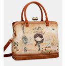 Anekke borsa peace & love con chiusura a bacio