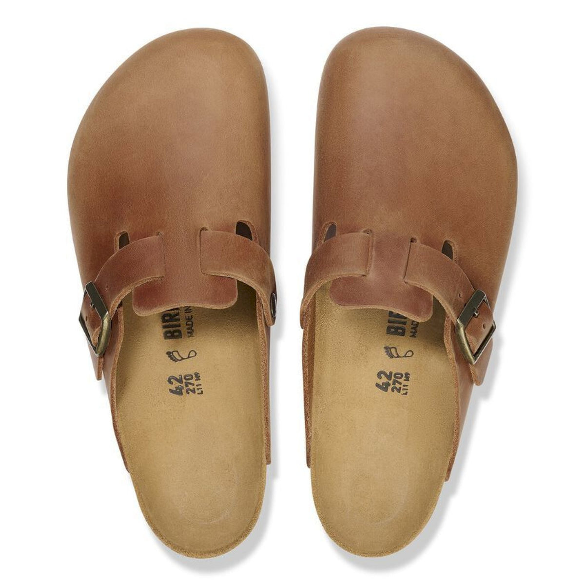 Boston cognac , oiled leather calz.s