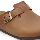 Boston cognac , oiled leather calz.s