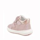 Scarpe in pelle da bambina rosa antico-rosa glitter