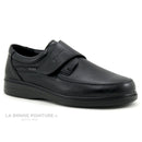 G comfort a-903 schwarz black - scarpa da uomo con cinturino in velcro