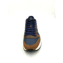 Sneaker mid top tom 2.0 in nylon e suede navy blue