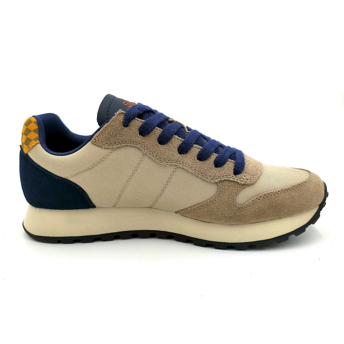 Sneaker jaki winter in nylon e suede militare scuro