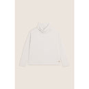 Freddy maglia donna in felpa bonded a trecce con collo a tubo
