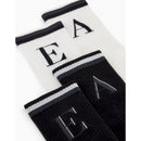 Emporio armani pack 2 calze in spugna logo ea