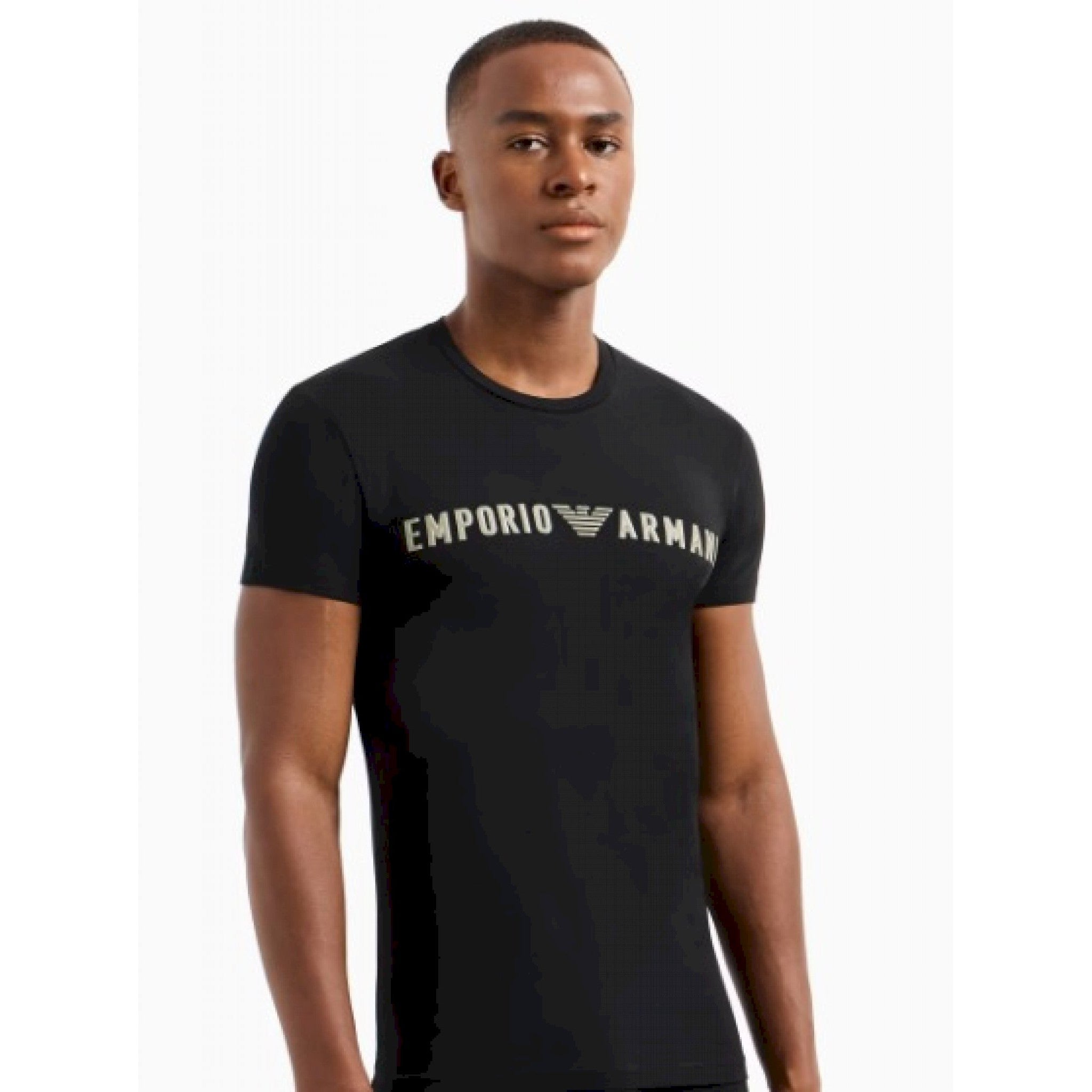Emporio armani t-shirt mega logo