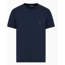 Emporio armani t-shirt in piquet stretch
