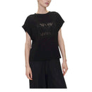 Armani t-shirt ricamo cropped