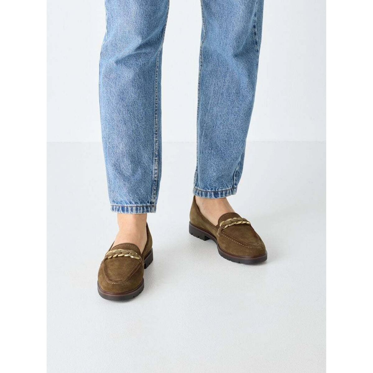 Mocassino con inserto