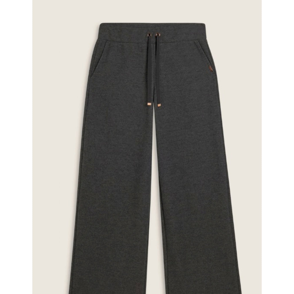Freddy pantaloni donna wide leg effetto tricot