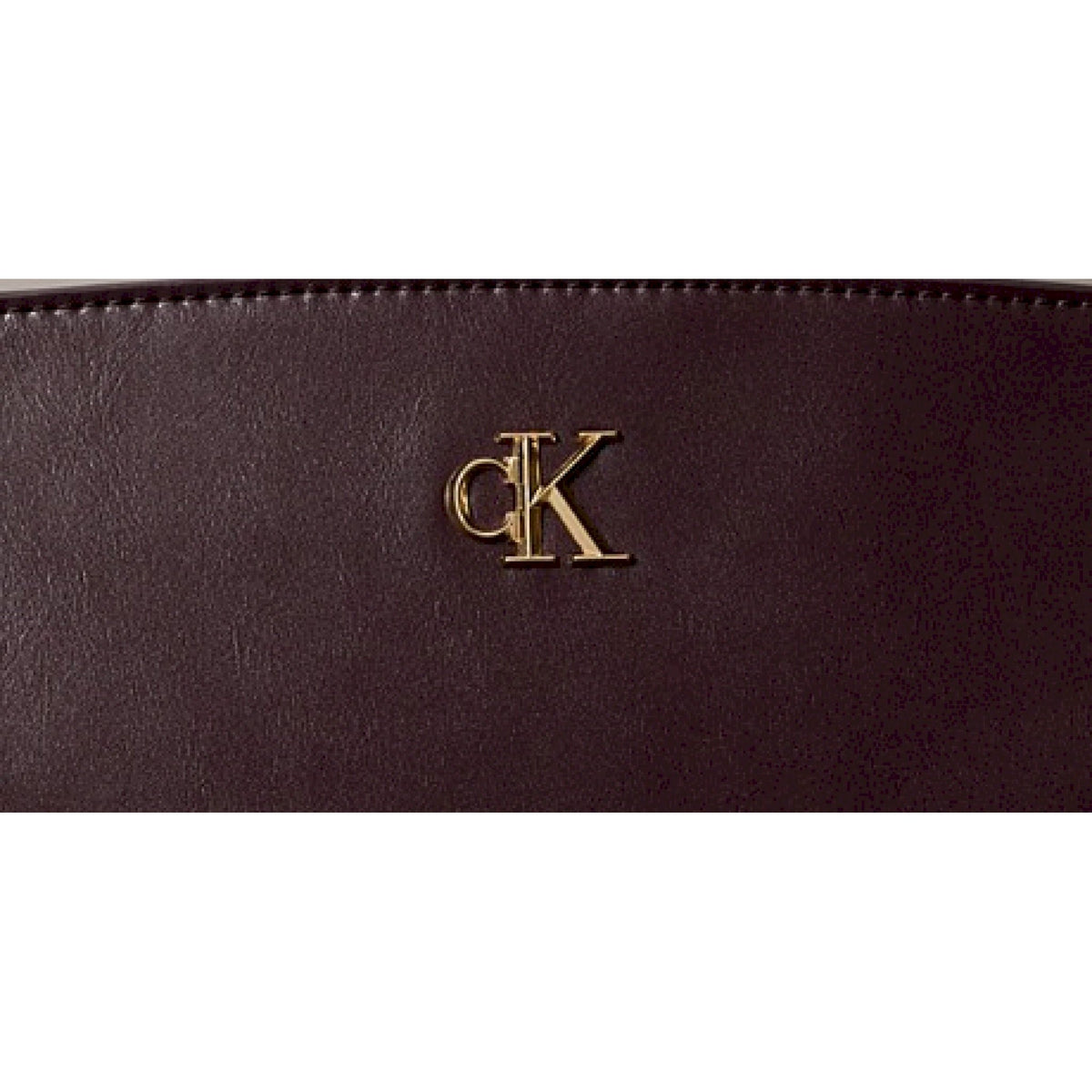 Calvin klein borsa da spalla con elementi metallici con logo monogramma