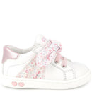 Scarpa in pelle da bambina bianco