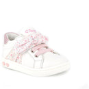 Scarpa in pelle da bambina bianco