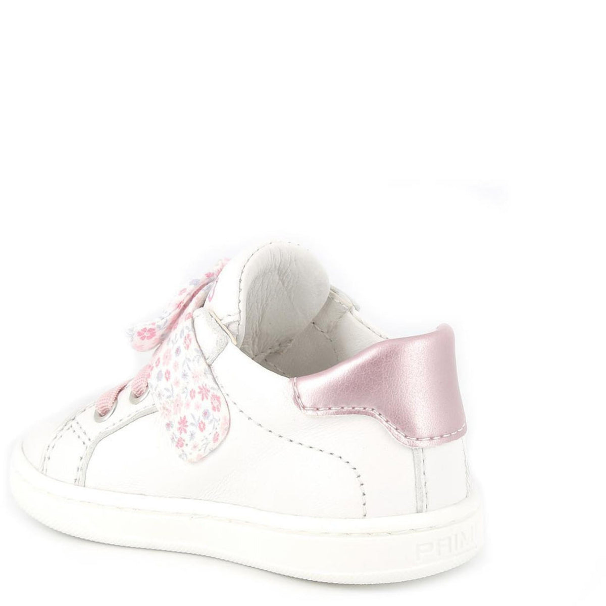 Scarpa in pelle da bambina bianco