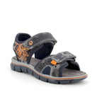 Sandalo da bambino grigio-mimetico