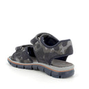 Sandalo da bambino grigio-mimetico