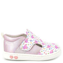 Slip on da bambina rosa-bianco multicolor