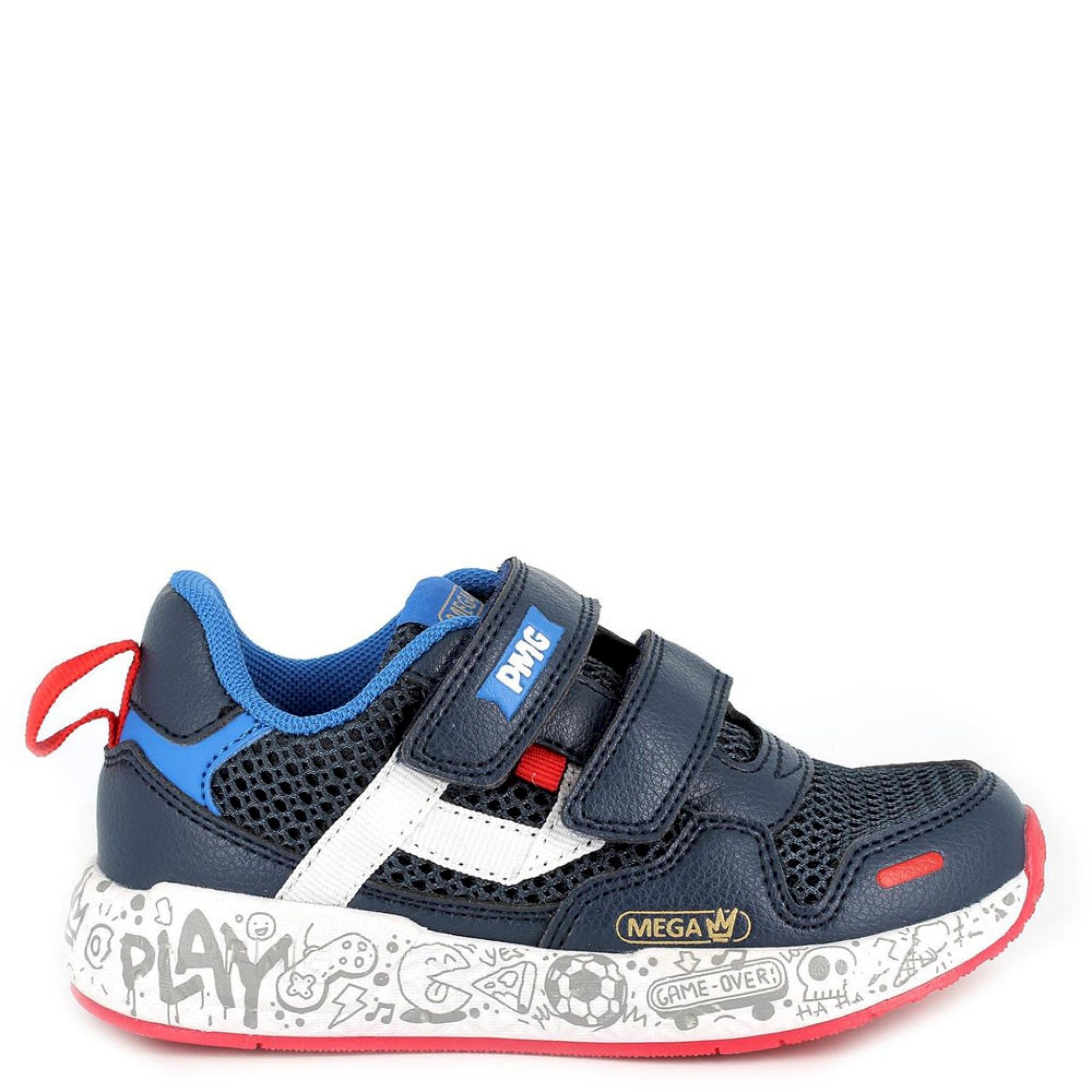 Sneaker da bambino navy-blu scuro