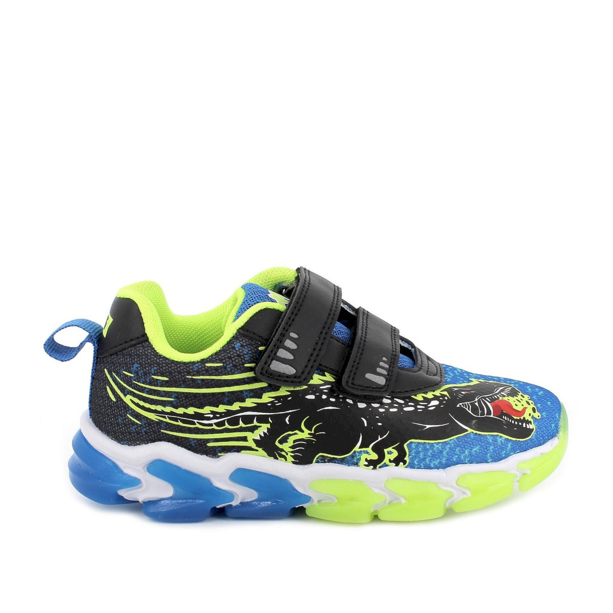 Sneaker per bambino royal-nera dinosauro