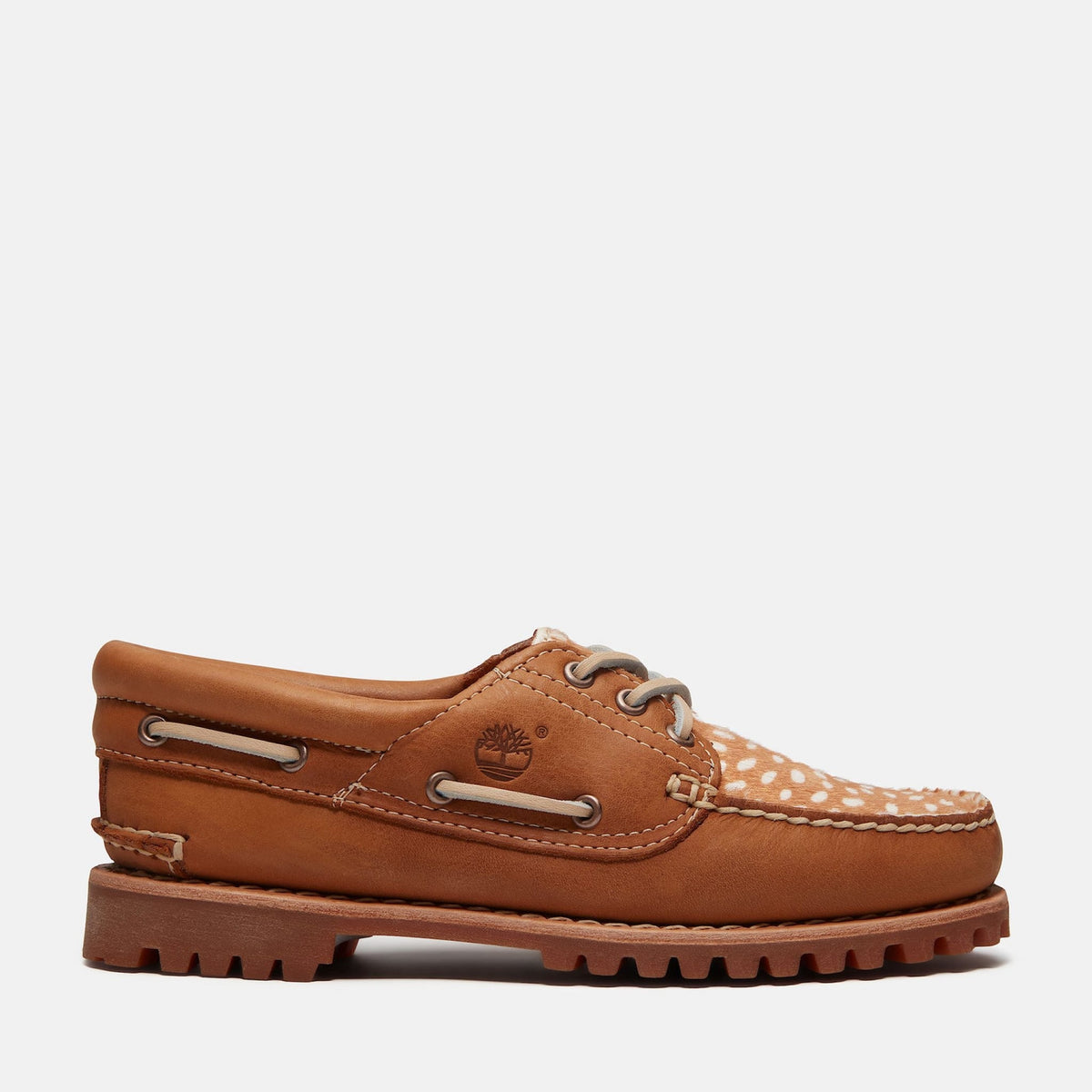 Authentic 3 eye boat shoe timberland pelle